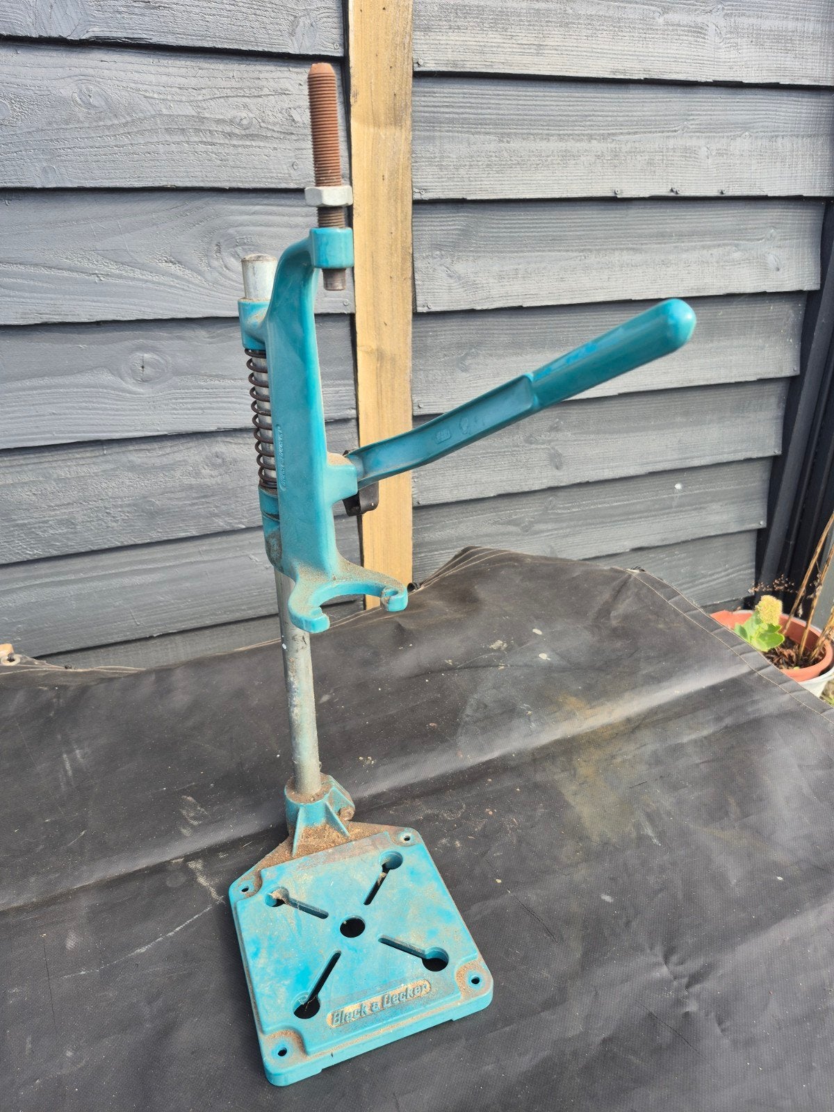 Black & Decker Boorstandaard - Vintage en Functioneel, Ophalen of Verzenden, Gebruikt, Kolomboormachine