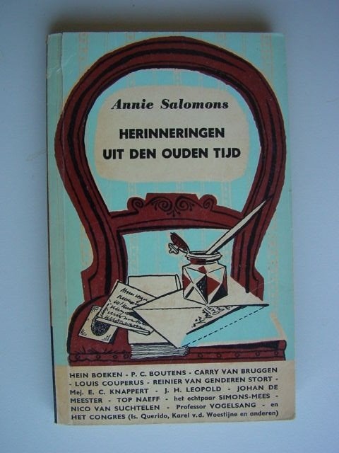 Herinneringen uit den Ouden Tijd- Annie Salomons, Ophalen of Verzenden, Gelezen, Nederland