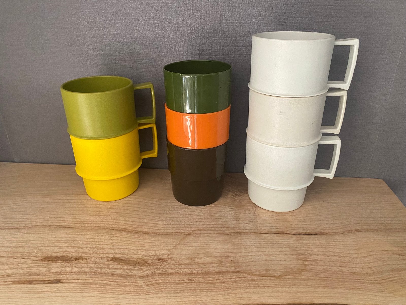 Retro bekers en mokken, Ophalen, Zo goed als nieuw, Beker of Kan