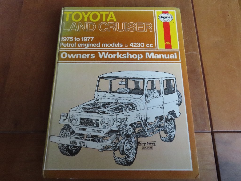 Haynes workshop manual Toyota Land Cruiser 4.2 6-cil af 1975, Ophalen of Verzenden