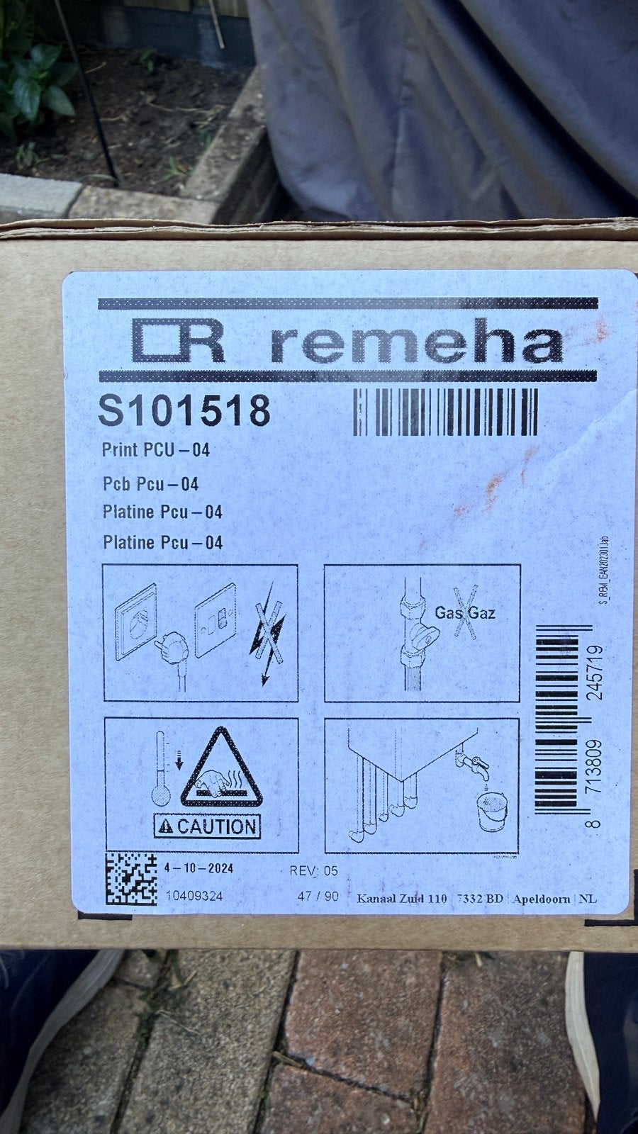 Remeha Quinta print PCU-04, Ophalen, Hoog rendement (Hr), Overige typen, Nieuw