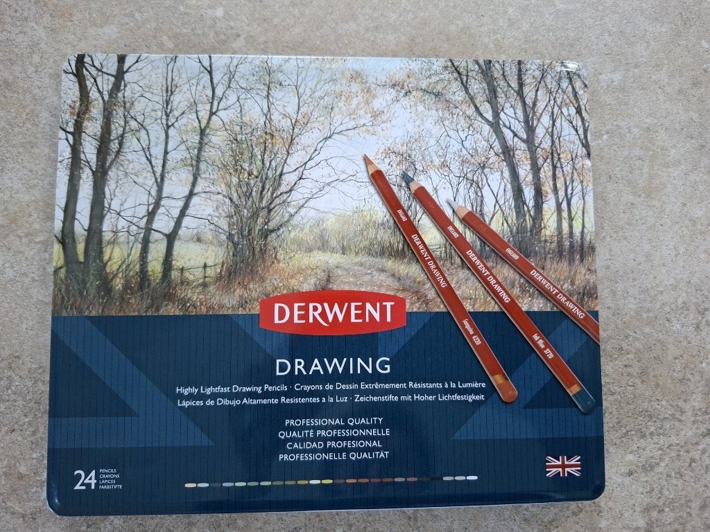 Derwent Drawing 24 kleurpotloden (NIEUW, Hobby en Vrije tijd, Ophalen, Nieuw, Potlood of Stift