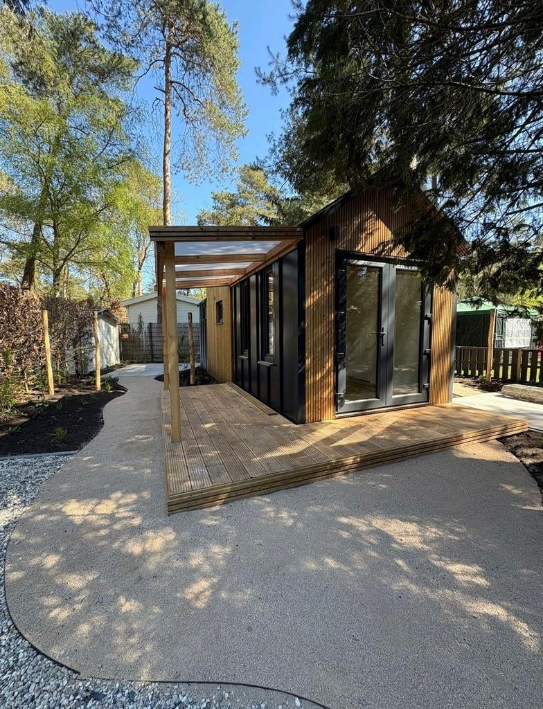 TINYHOUSE Te Koop Op Bospark Dennenrhode Veluwe In Het Bos, Huizen en Kamers, Recreatiewoningen te koop, Gelderland