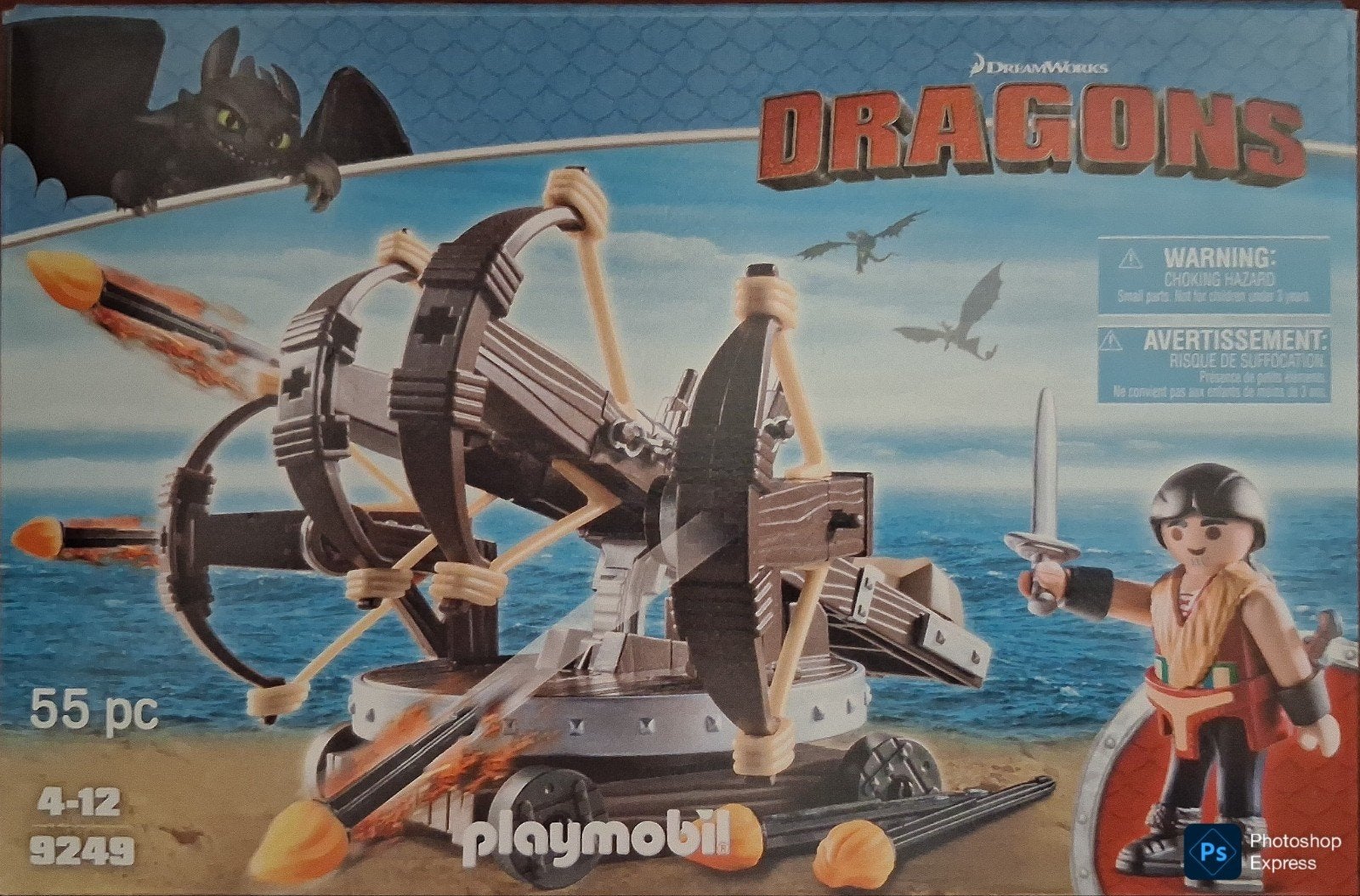 Dragons Eret Met Viervoudige Ballista 9249, Ophalen of Verzenden, Zo goed als nieuw, Complete set