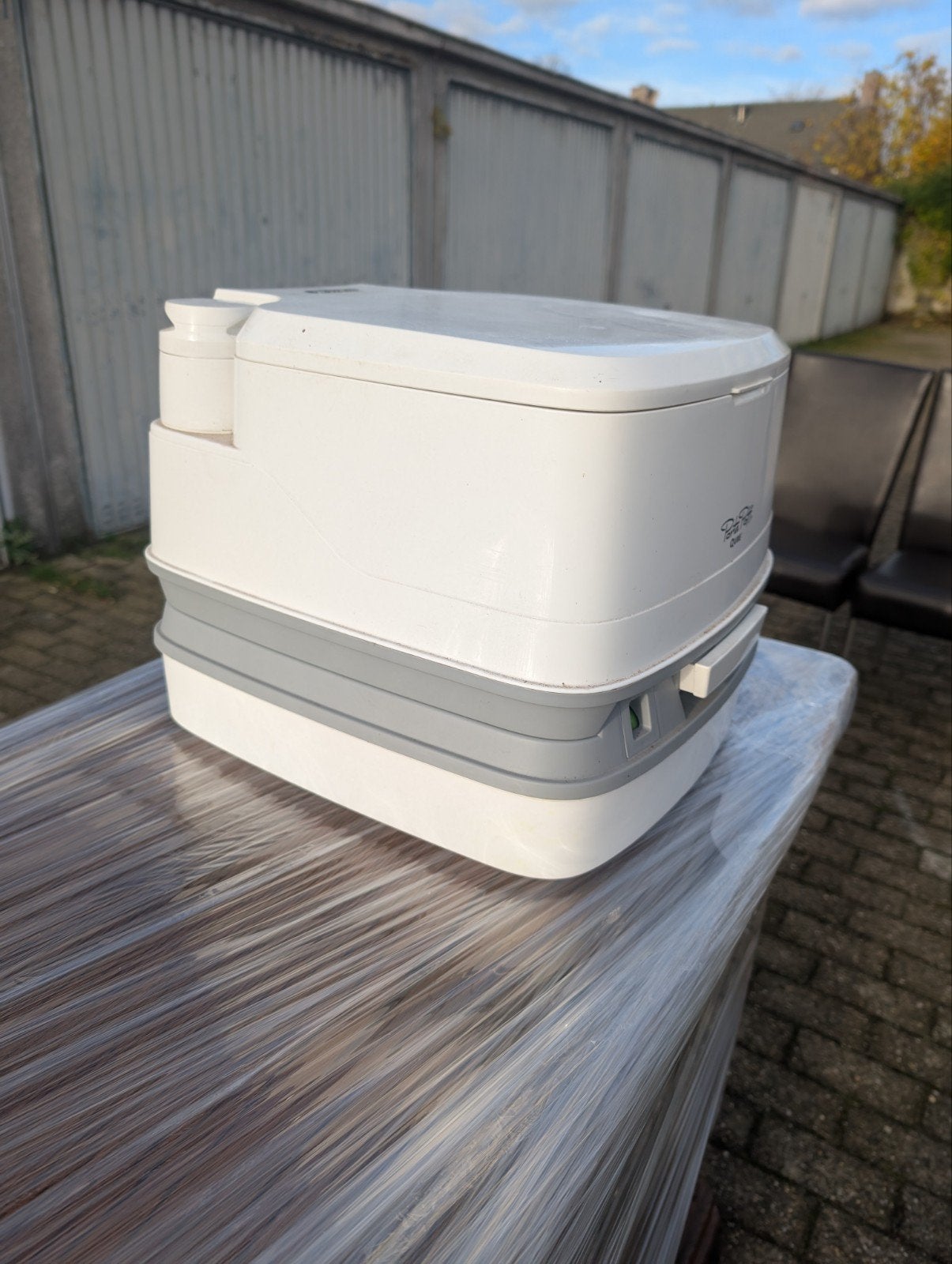 Thetford Porta Potti Qube 345 chemisch toilet, Ophalen of Verzenden, Gebruikt