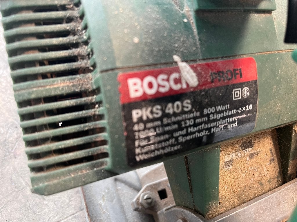 Bosch Profi PKS40S Cirkelzaag, Gebruikt, Cirkelzaag, 30 tot 70 mm, Bosch