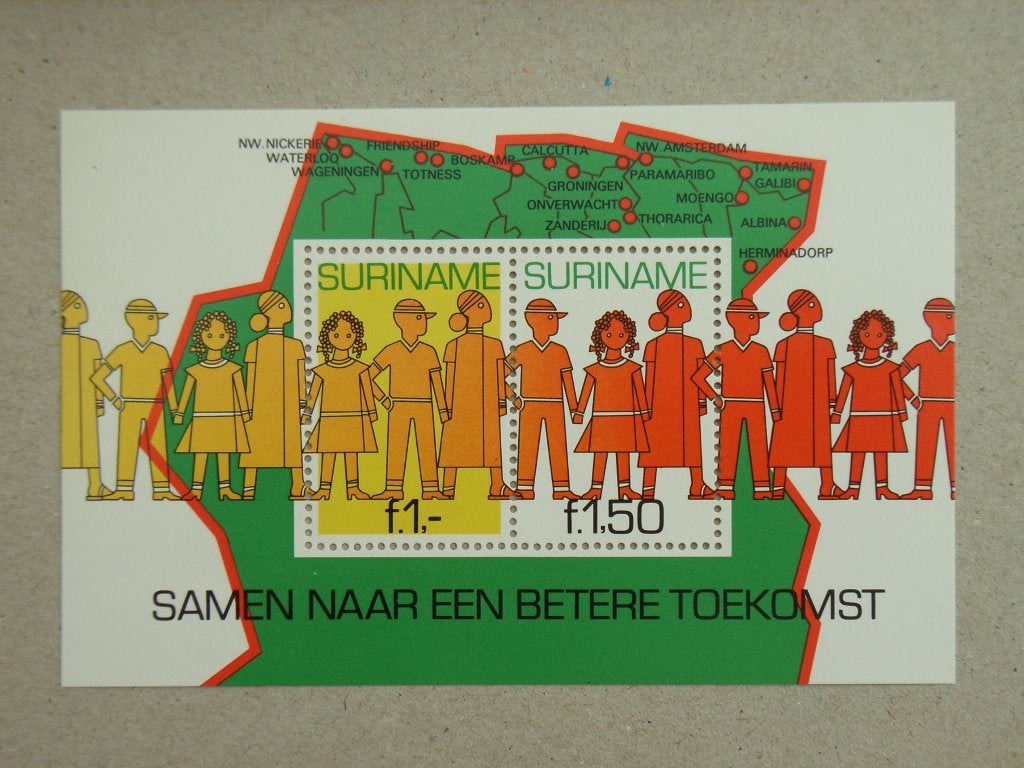ZZ  Suriname blok 254 pf, Ophalen of Verzenden, Postfris