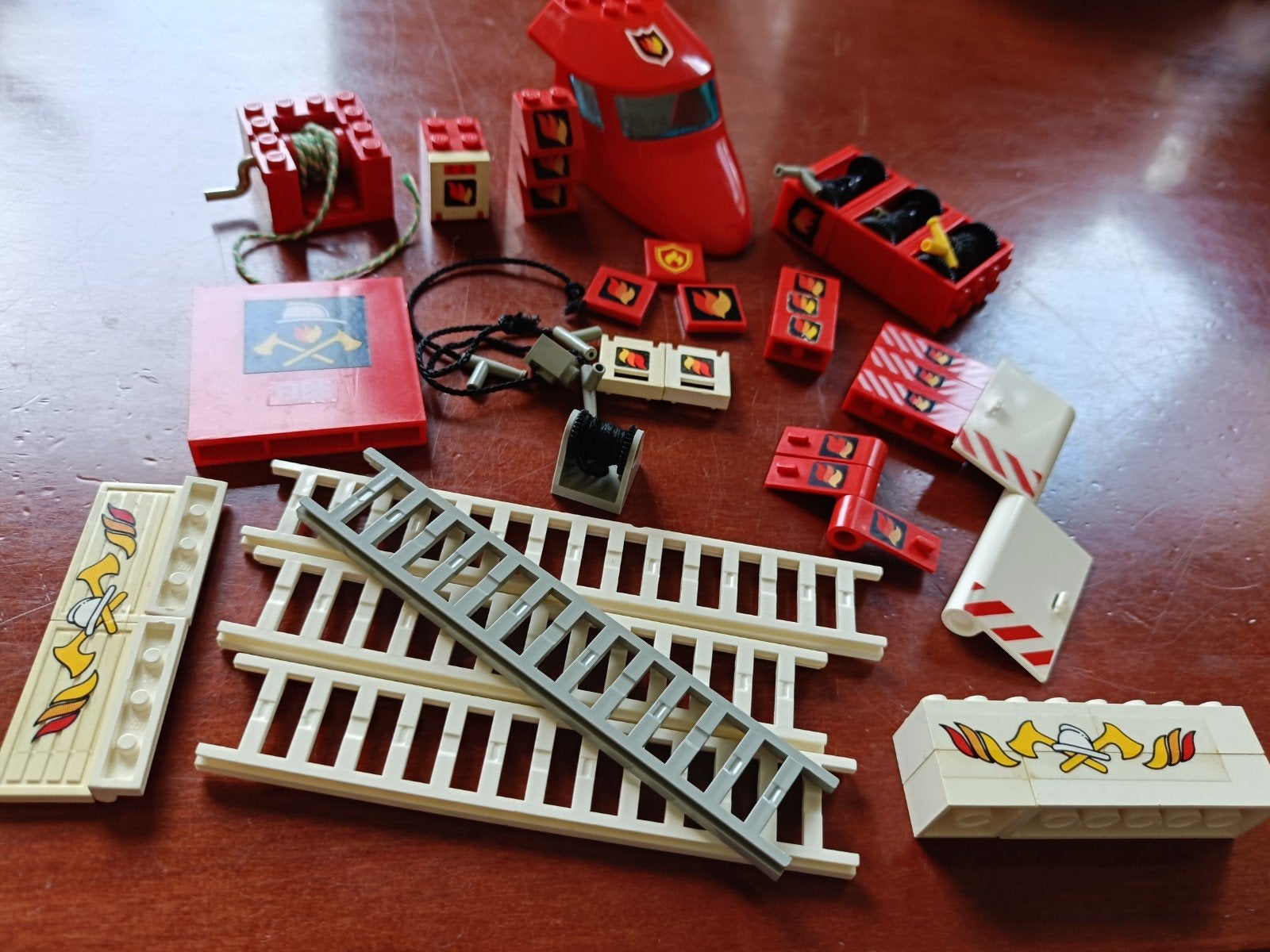 Partij Lego brandweer onderdelen, Ophalen of Verzenden, Gebruikt