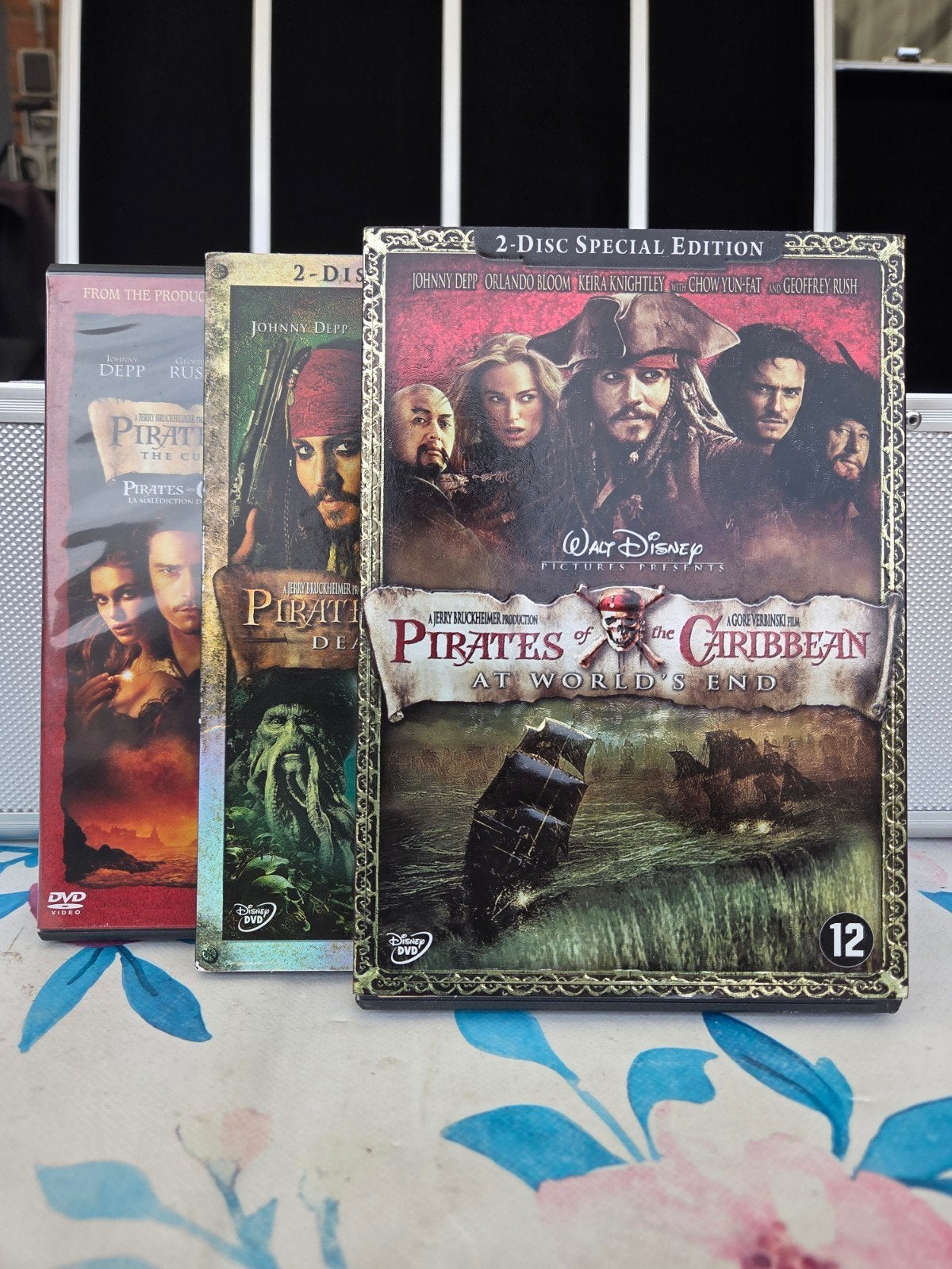 Pirates of the Caribbean DVD Boxset (deel 1, 2, 3), Nederlands, Ophalen of Verzenden, Inclusief doosje, Vanaf 12 jaar