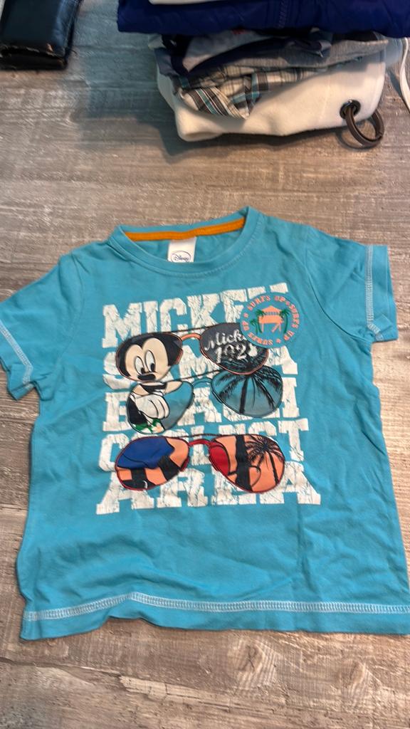 Leuk Mickey Mouse shirtje maat 98, Ophalen of Verzenden, Gebruikt, Jongen of Meisje