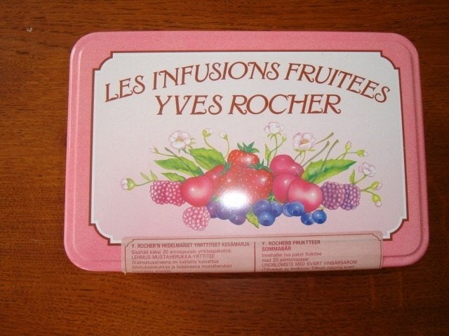 Groot Theeblik met Thee "Yves Rocher" Nieuw, Ophalen of Verzenden, Nieuw, Overige