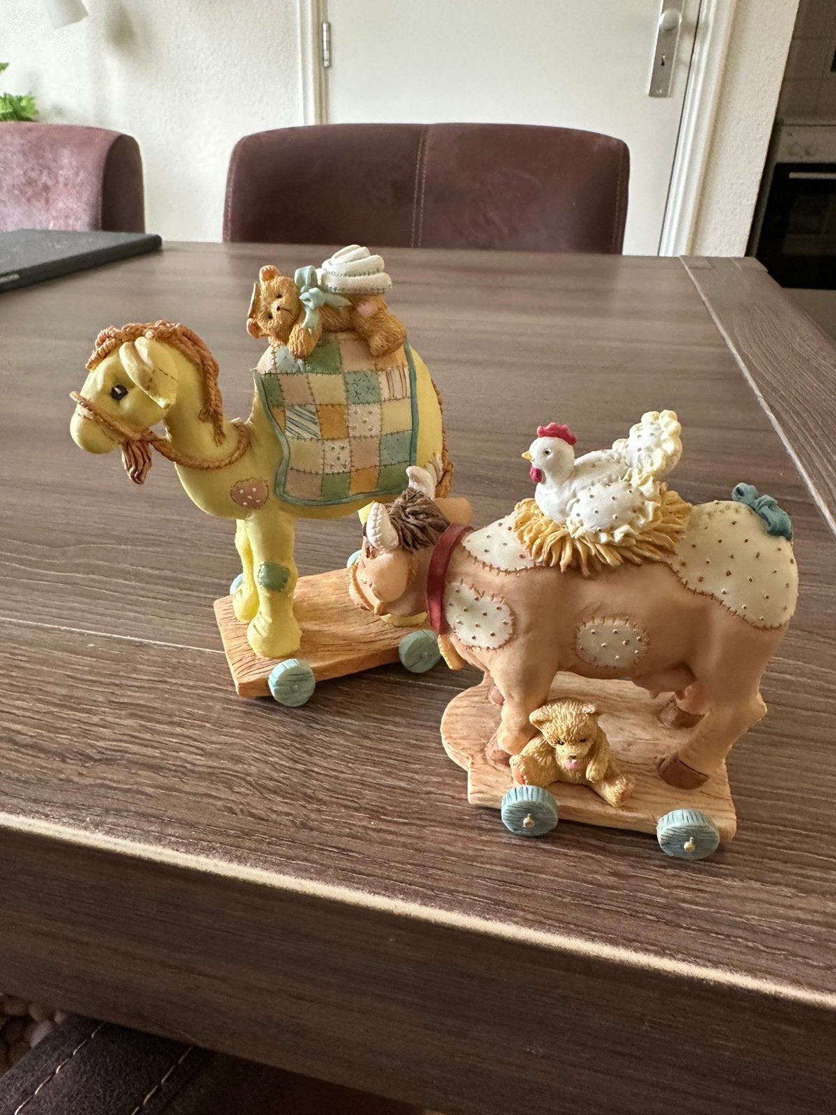 Cherished teddies kameel en Os kerststal, Ophalen of Verzenden, Zo goed als nieuw, Beeldje, Cherished Teddies