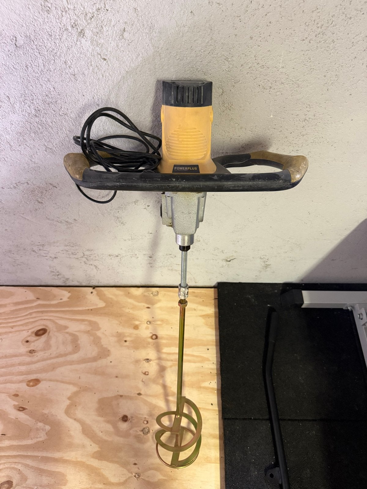 Powerplus X084 Beton/lijmmixer - 1600W nieuwe garde, Ophalen, Gebruikt
