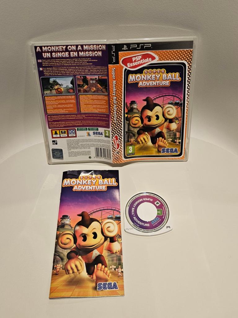 Super Monkey Ball Adventure PSP, Spelcomputers en Games, Games | Sony PlayStation Portable, Avontuur en Actie, 1 speler, Ophalen of Verzenden