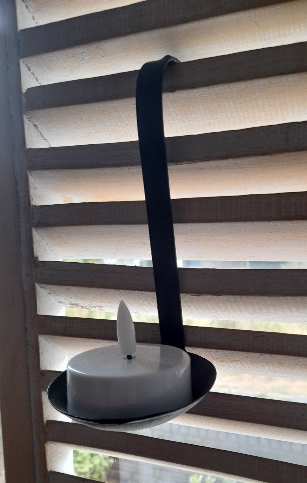 kaarshouder metalen lepels  2 x 20cm lang, Ophalen of Verzenden