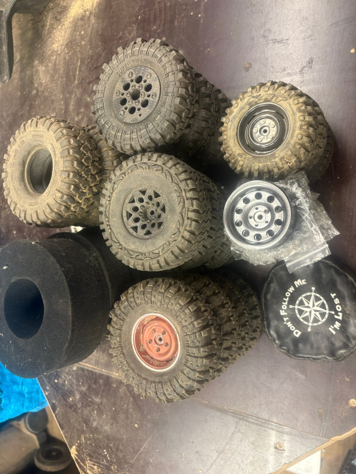 Scaler Crawler banden/velgen. 1.9 / 2.2, Ophalen of Verzenden, Zo goed als nieuw, Auto offroad
