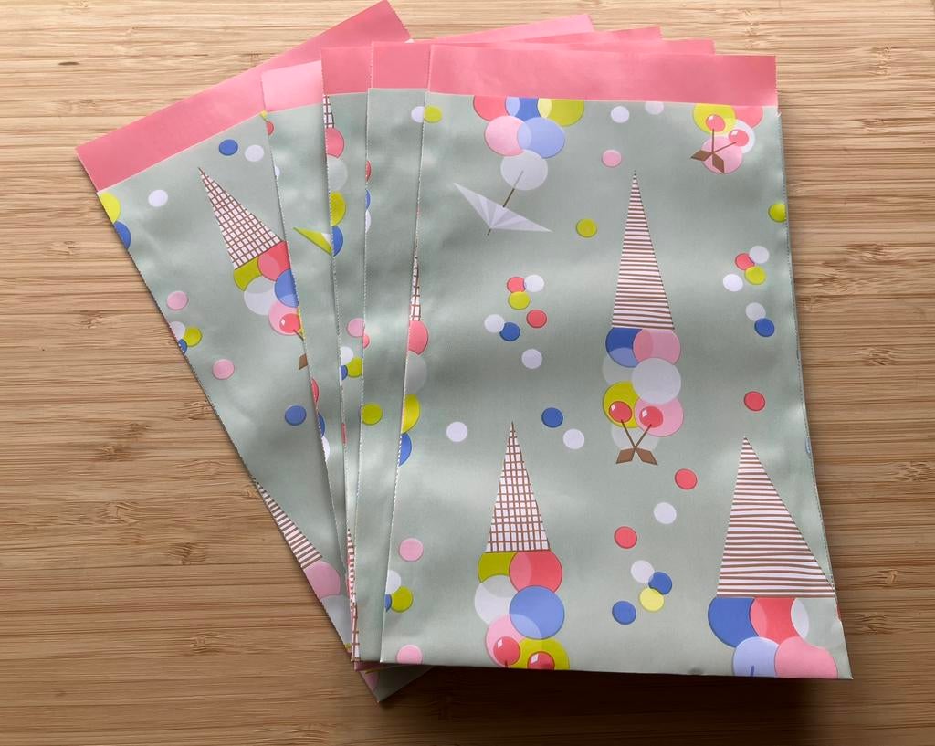 10 cadeauzakjes ijsjes, Diversen, Cadeaupapier, Ophalen of Verzenden, Nieuw