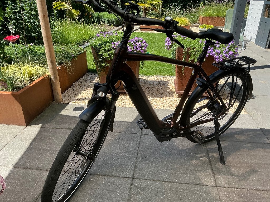 Merida eletrische herenfiets middenmotor topfiets, Gebruikt, 59 cm of meer, 50 km per accu of meer, Ophalen