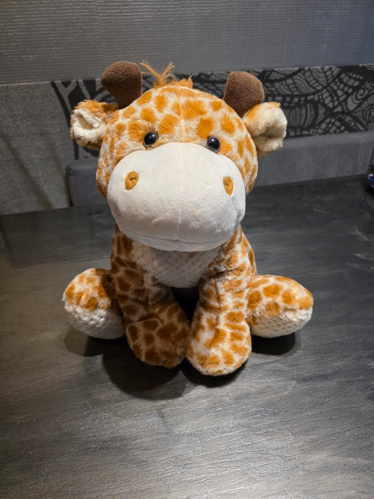 Schattige pluche giraf knuffel, Giraf, Ophalen of Verzenden, Zo goed als nieuw, Middelgroot (20 tot 80 cm)