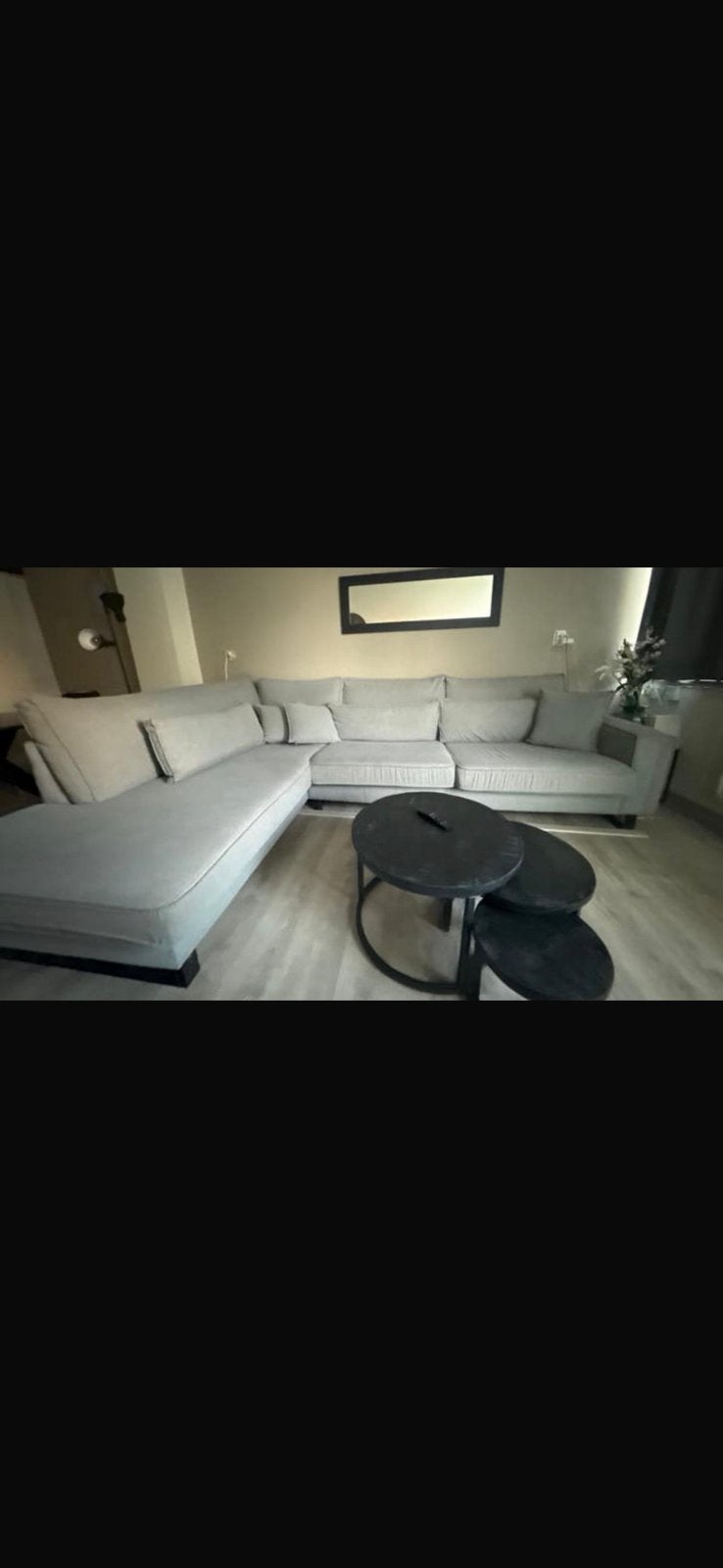 Hoek bank, Ophalen, Hoekbank, 300 cm of meer, Zo goed als nieuw