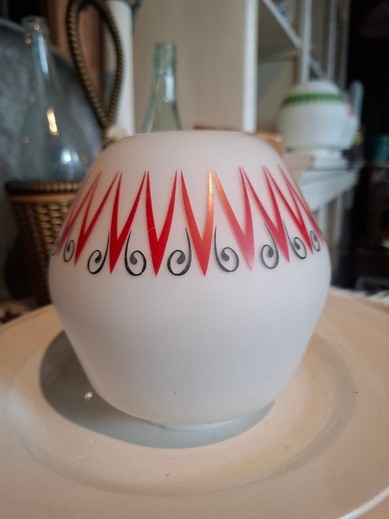 vintage lampglas, diverse decors, oude winkelvoorraad, Ophalen of Verzenden