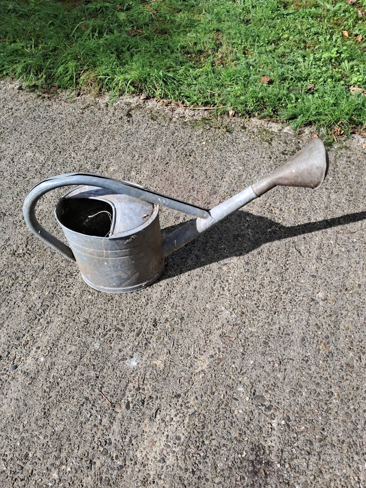 Vintage Zinken Gieter - Decoratief Tuinitem, Ophalen, Gebruikt, Metaal