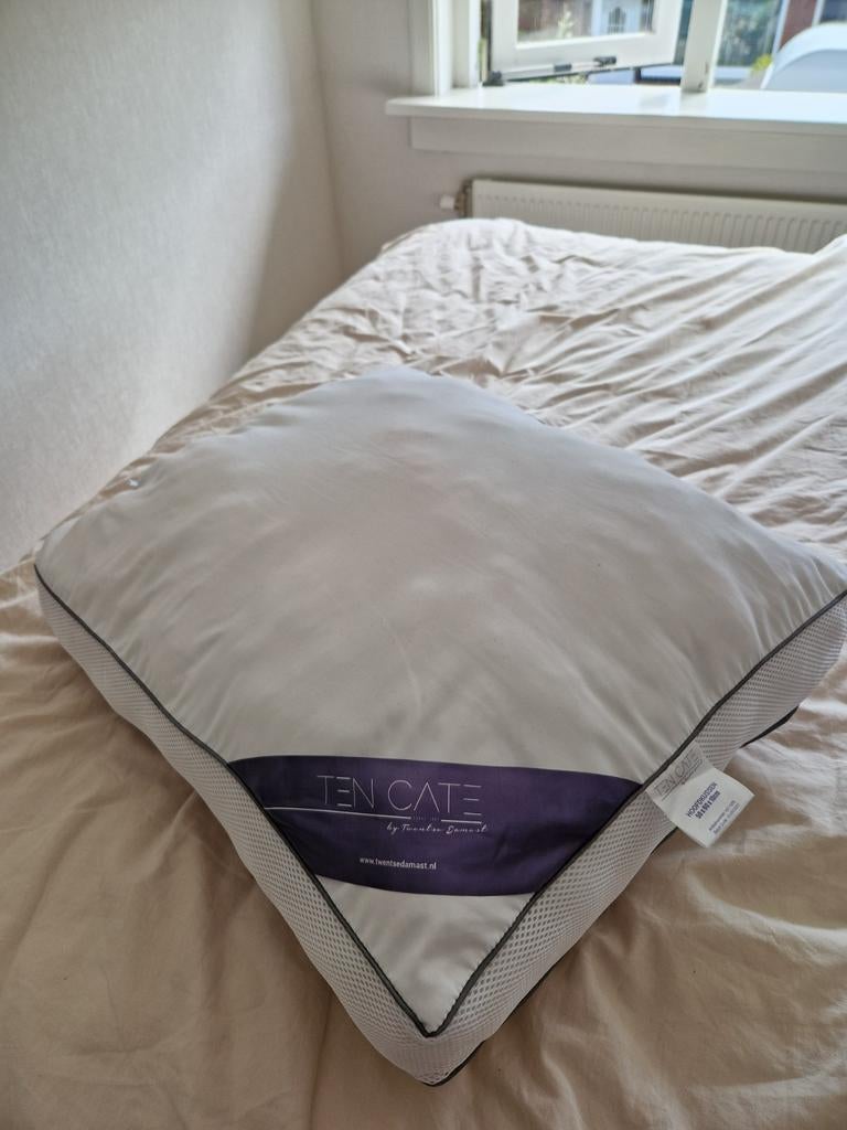 Ten Cate Luxe Boxkussen 50x60x10cm, Eenpersoons, Wit, Ophalen of Verzenden, Zo goed als nieuw
