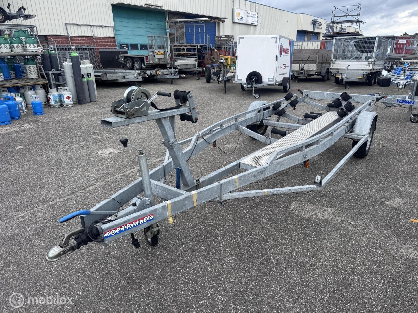 BOOTTRAILER TOPTRAILER 6.5m Lengte 1500kg, Gebruikt, Overige typen, Geremd