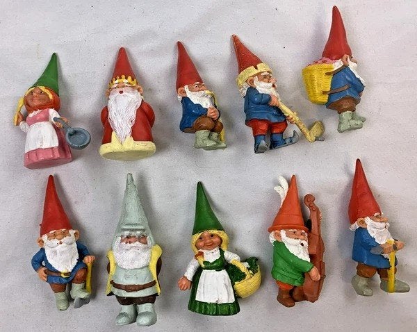 BRB Star Toys David de Kabouter 10 Figuren Set vintage 1989, Verzamelen, Poppetjes en Figuurtjes, Coolsingel 104, 3011 AG Rotterdam, Netherlands
