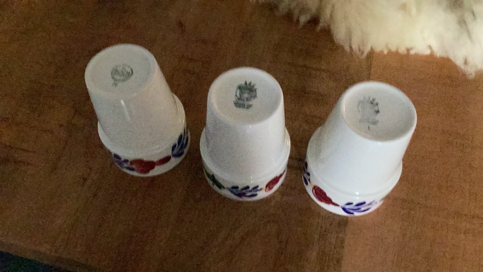 Te koop 10 bekers (boch) boerenbont, Ophalen of Verzenden, Zo goed als nieuw, Aardewerk, Overige typen