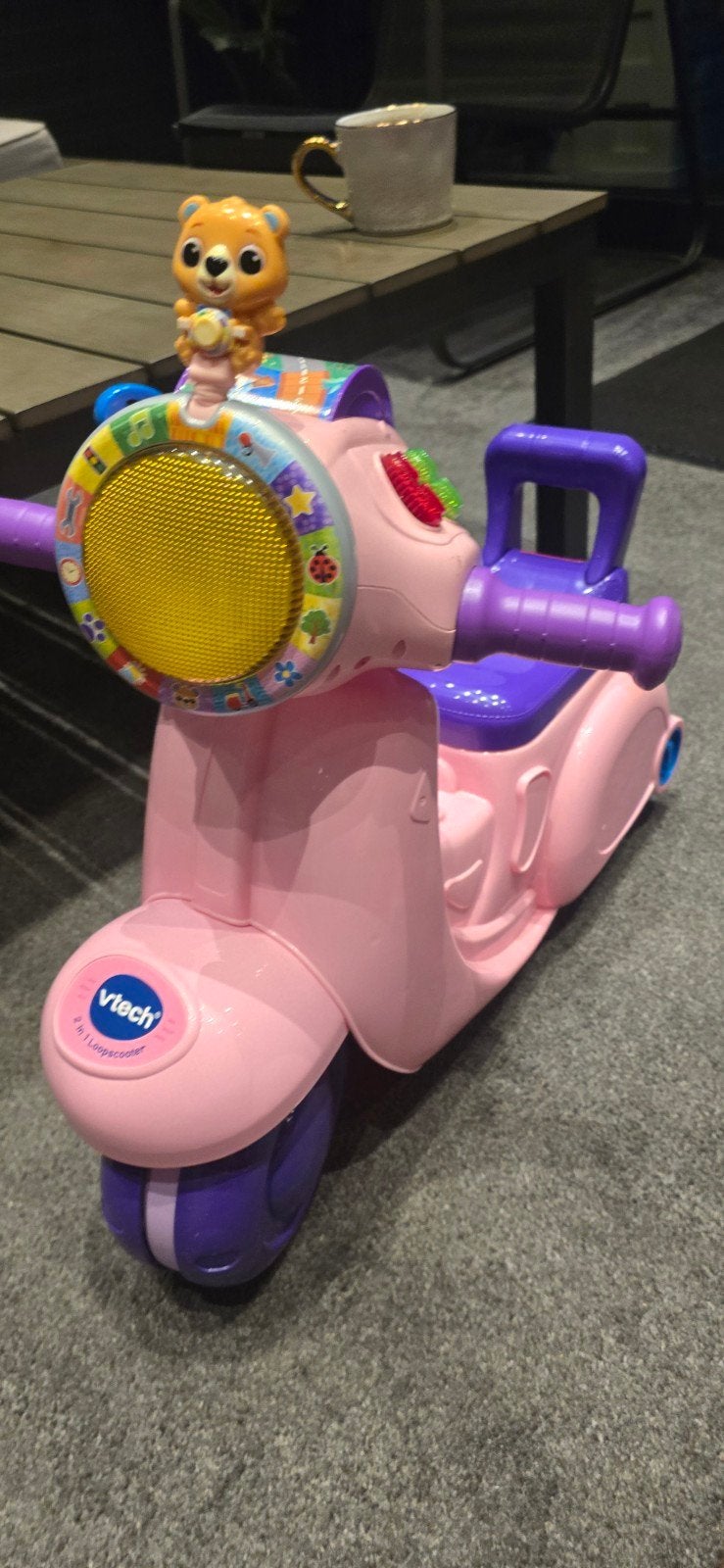 VTech 2-in-1 Loopscooter Roze, Ophalen, Gebruikt