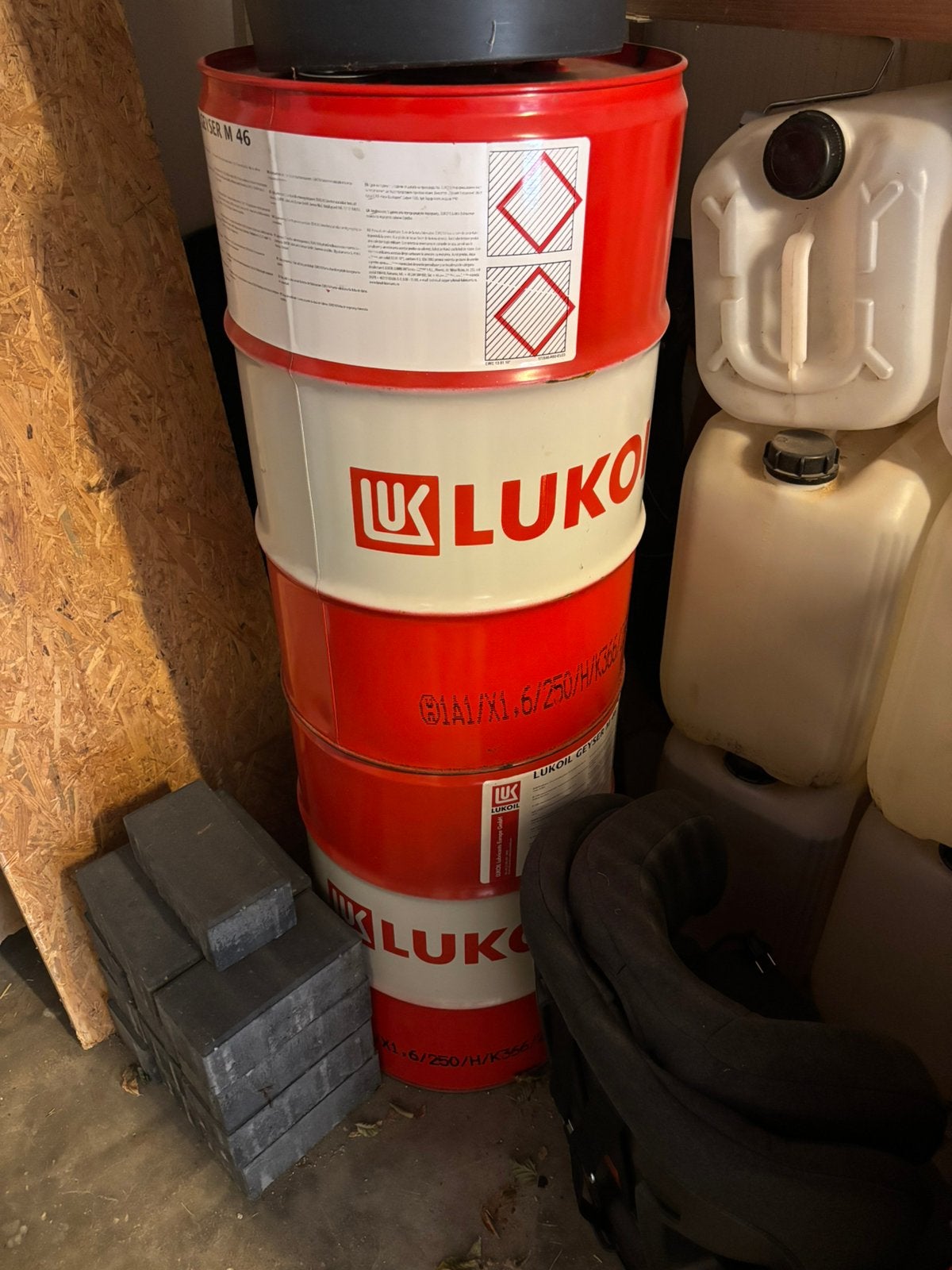 2 keer stookton 60 liter, Tuin en Terras, Ophalen, Zo goed als nieuw