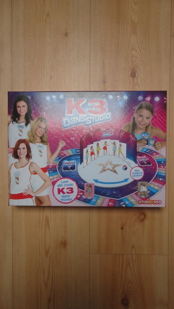 Te koop: Bordspel K3 Dansstudio van studio 100, Ophalen of Verzenden, Zo goed als nieuw, Studio 100