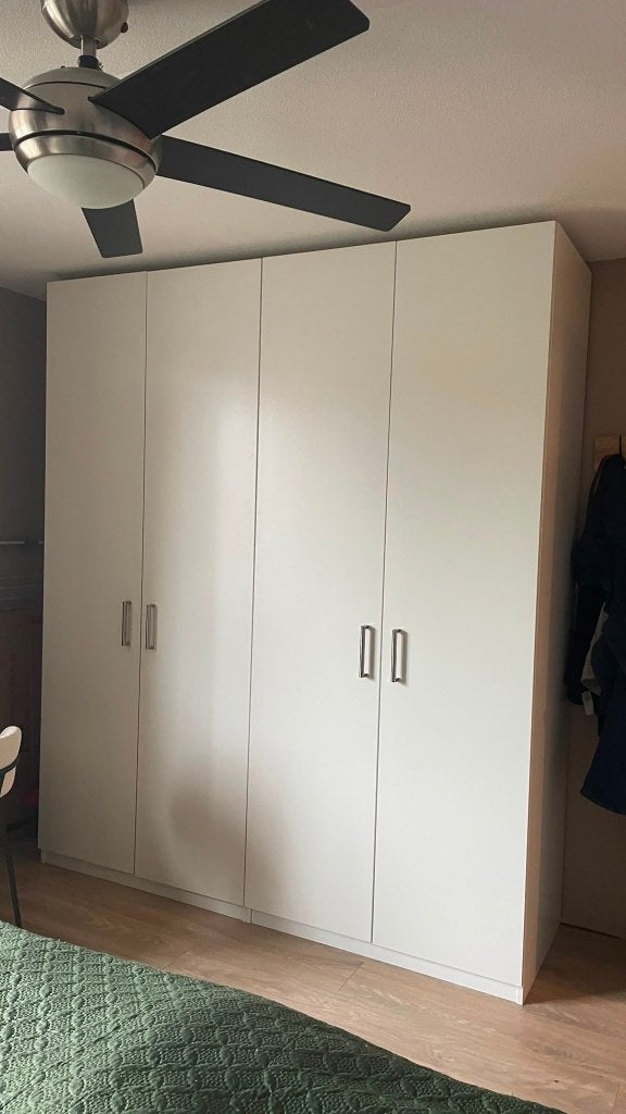 2 kledingkasten 236hx100bx60d Ikea Forsand, Ophalen, Met deur(en), Gebruikt, 100 tot 150 cm