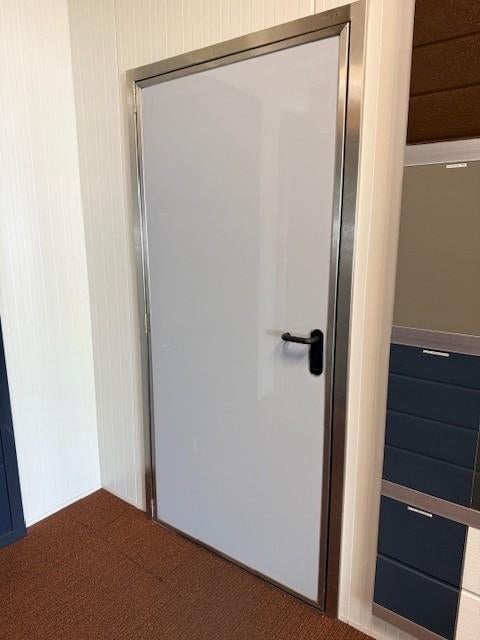 Loopdeur voor sandwichpanelen (40 mm) Br. 211 x H. 100, Ophalen, 80 tot 100 cm, Metaal, 200 tot 215 cm