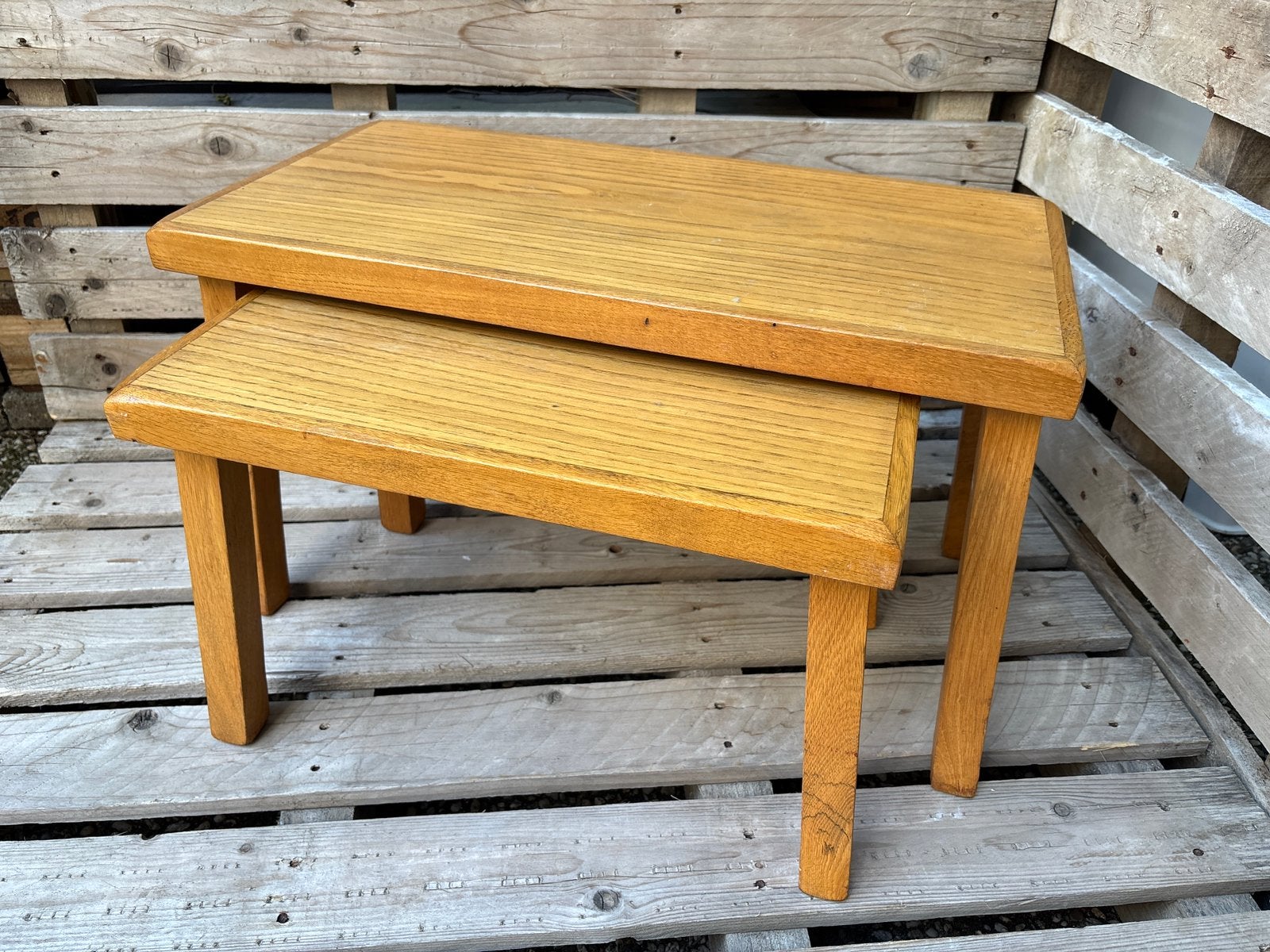 Bijzettafel set, Huis en Inrichting, Ophalen, Zo goed als nieuw, Hout