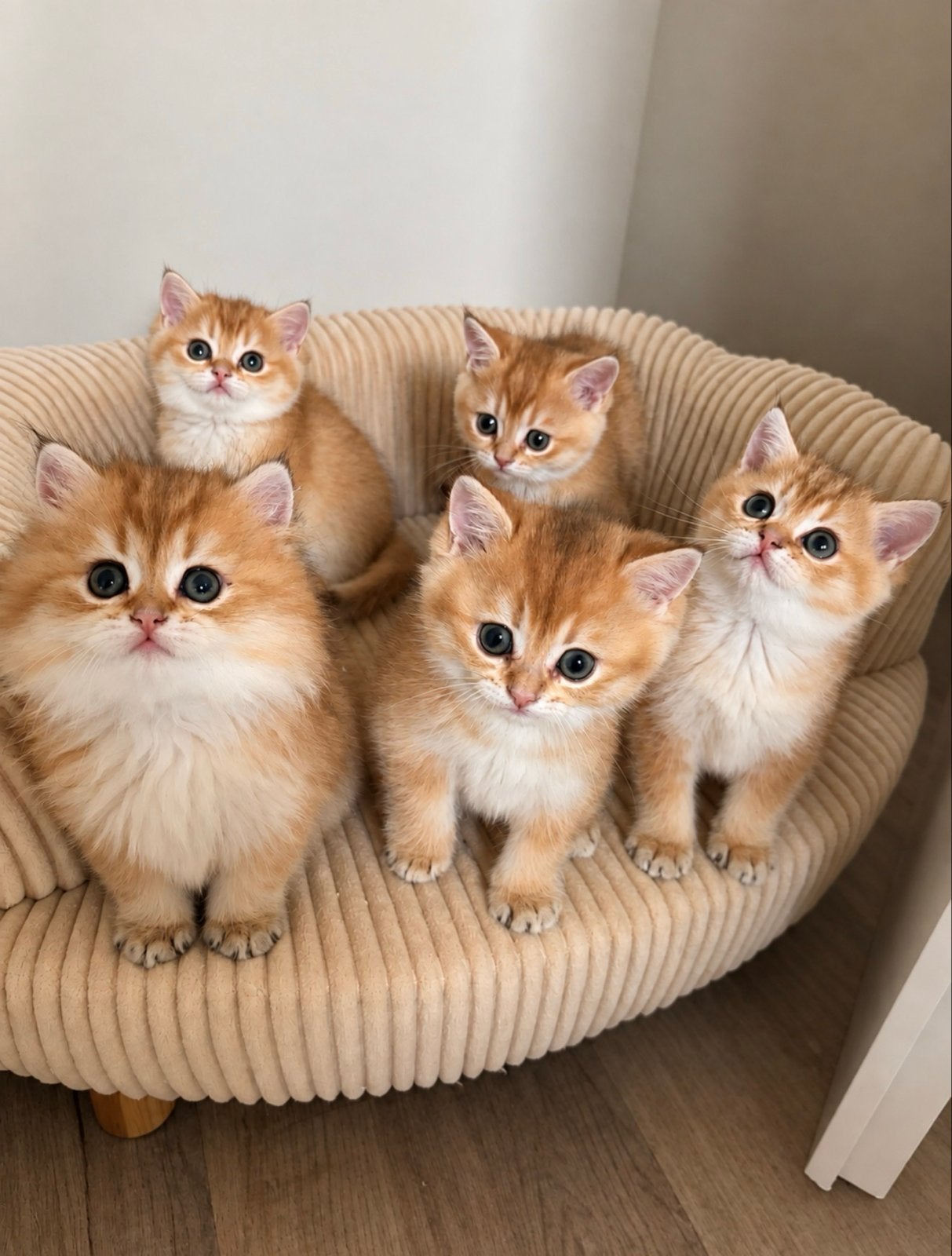 Britse korthaar/langhaar kittens gold shaded, Dieren en Toebehoren, Meerdere dieren, 0 tot 2 jaar