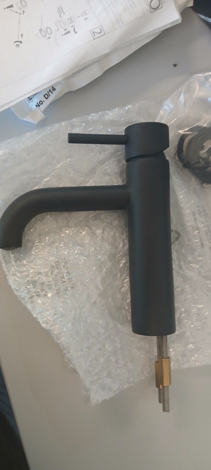 Nieuwe TOWERTECH LAVABO Kraan - Mat Zwart, Ophalen
