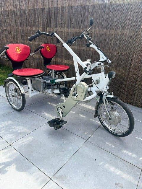 Electrische Duofiets Van raam Fun to Go., Fietsen en Brommers, Fietsen | Driewielfietsen, Gebruikt, Ophalen of Verzenden
