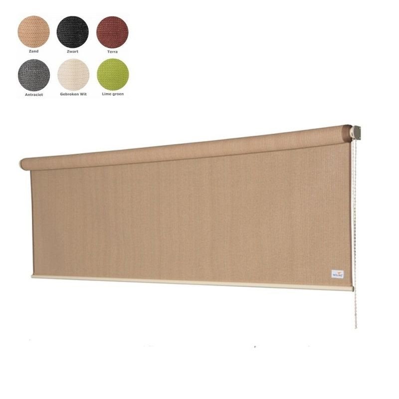 Nesling Coolfit Rolgordijn Zand 296x240 cm, Ophalen, Gebruikt, Minder dan 250 cm, 150 tot 300 cm