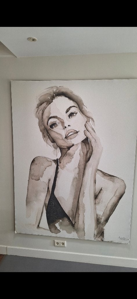 Canvas, Ophalen, 125 cm of meer, Zo goed als nieuw, Schilderij