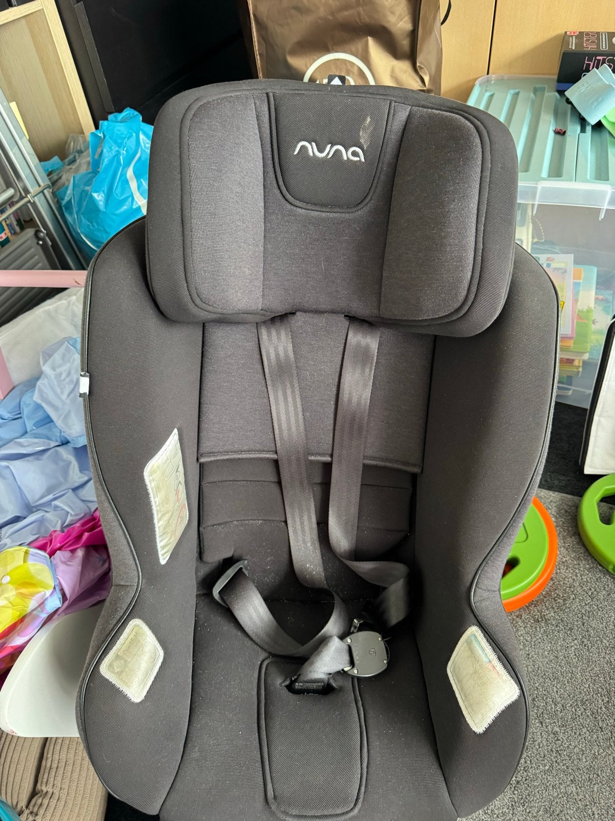 Nuna autostoel met 7 verschillende ligstanden, Gebruikt, Verstelbare rugleuning, Isofix, Ophalen
