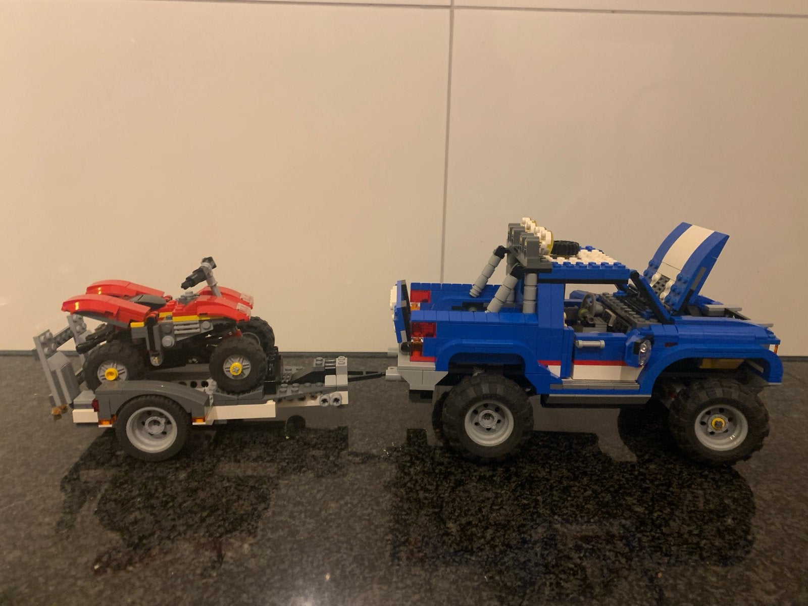 Lego Creator 5893 Offroader met Quad en Trailer, Ophalen of Verzenden, Zo goed als nieuw, Lego