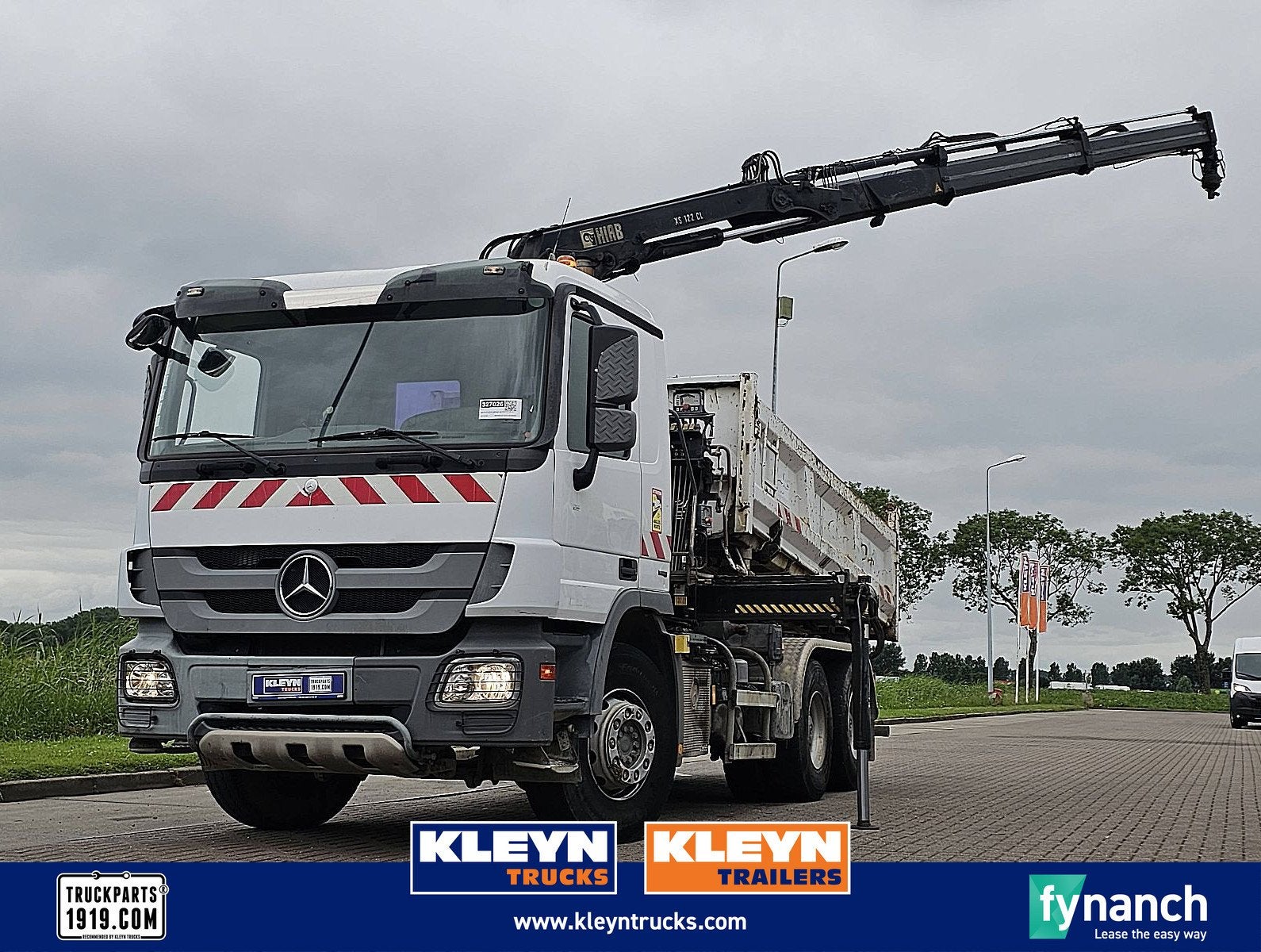 MERCEDES-BENZ ACTROS 2632 mp3 6x4 hiab 122b-2, Automaat, Euro 5, Traction-control, 320 pk