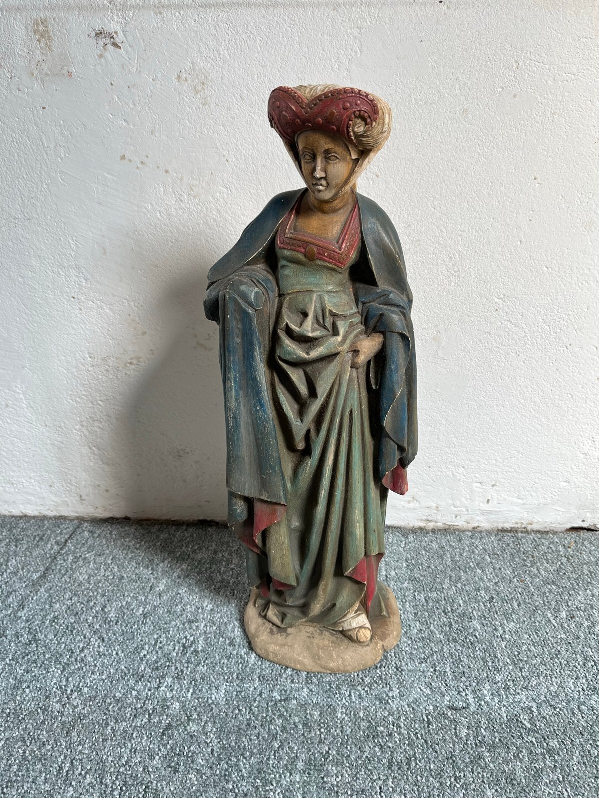 Antiek/vintage beeld van een vrouw, Ophalen of Verzenden, Gebruikt, Mens