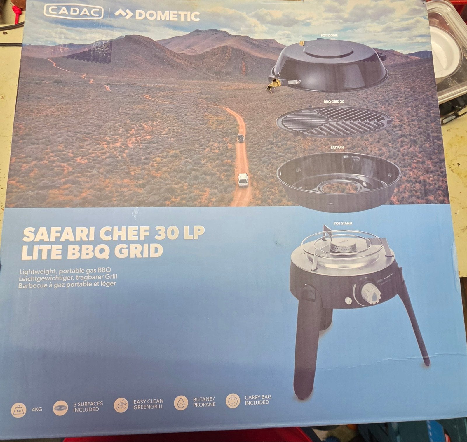 Cadac Safari Chef 30 LP - Defect voor de doe-het-zelver, Ophalen of Verzenden
