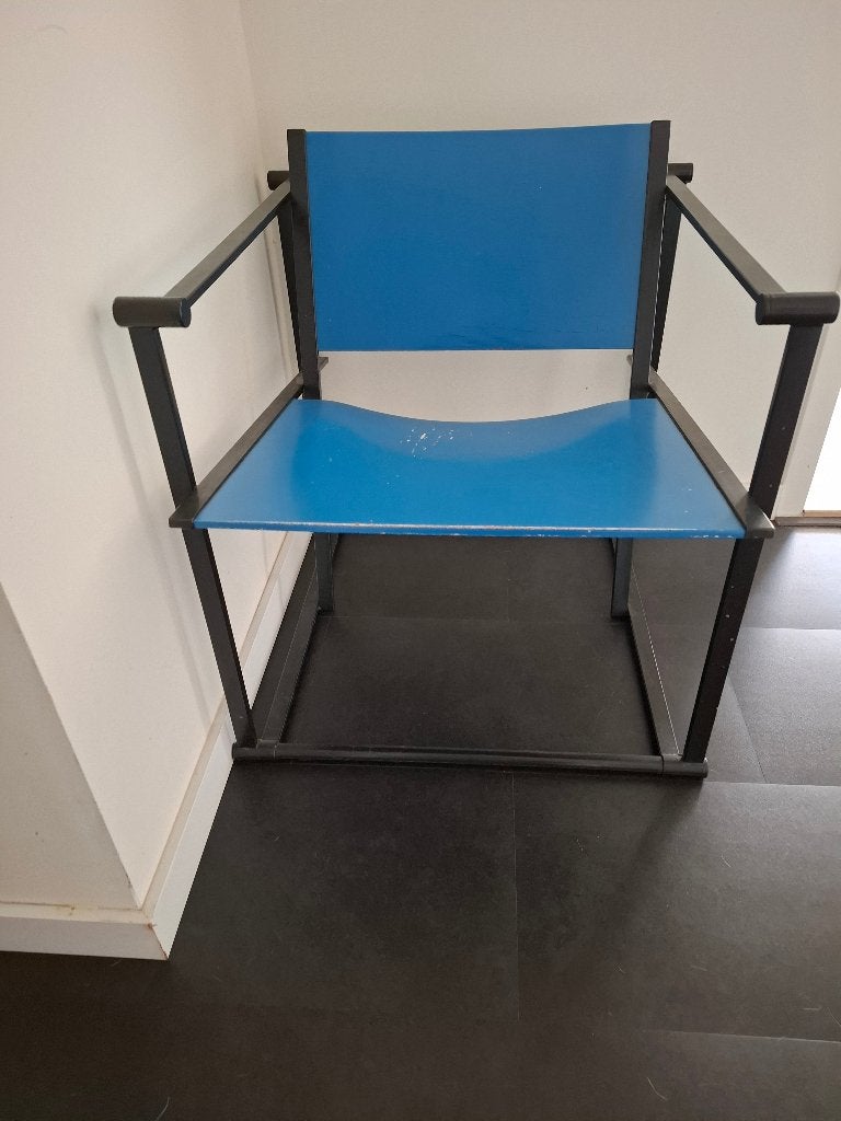 Pastoe stoel, Huis en Inrichting, Ophalen, Gebruikt, Blauw, Eén