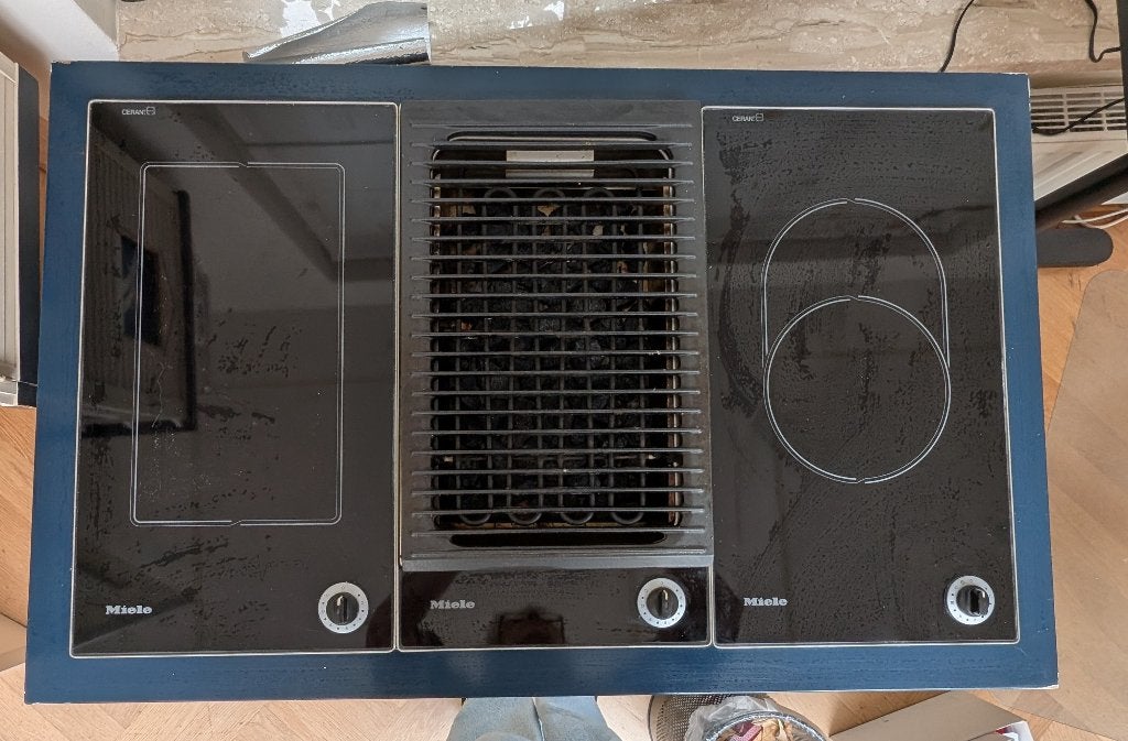 Miele CombiSet met maatwerkmeubel, werkend, Ophalen, Gebruikt, 50 tot 100 cm, Minder dan 100 cm