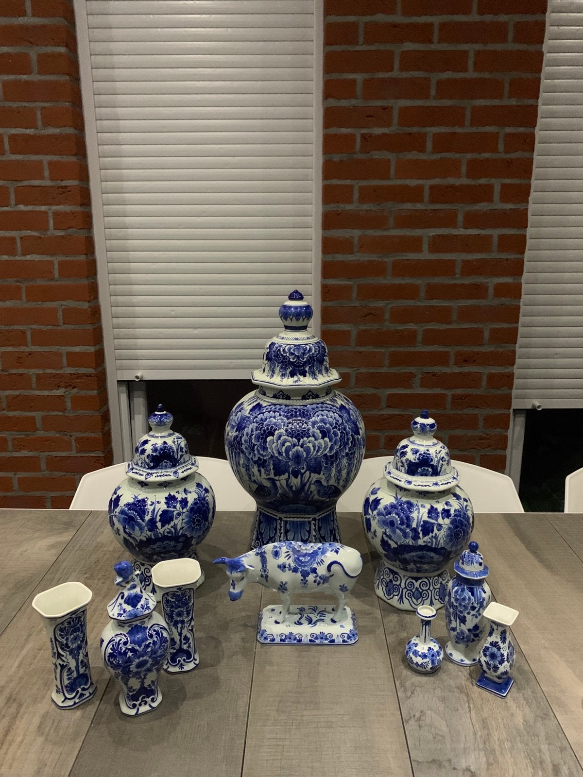 Delft set, Antiek en Kunst, Antiek | Keramiek en Aardewerk, Ophalen