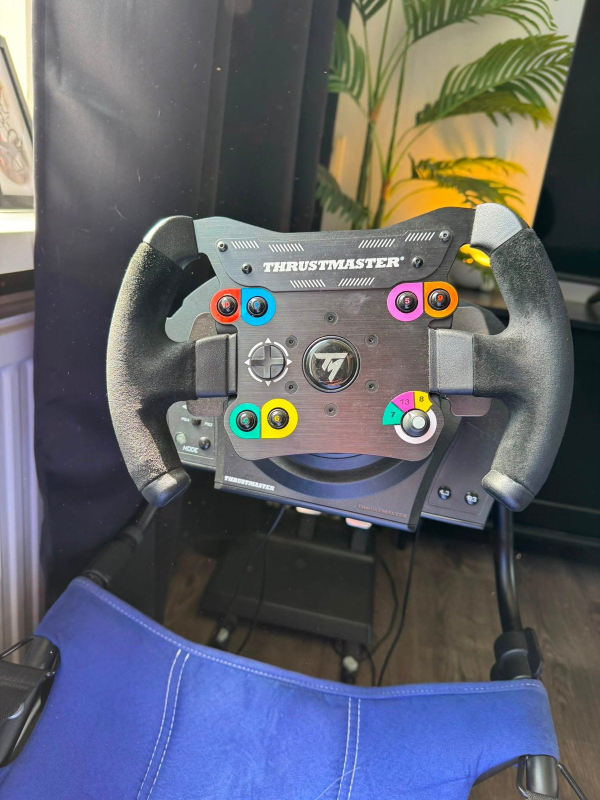 Playseat met f1 stuur van trustmaster t series, Spelcomputers en Games, Ophalen, Zo goed als nieuw, Playseat of Racestoel, PlayStation 1
